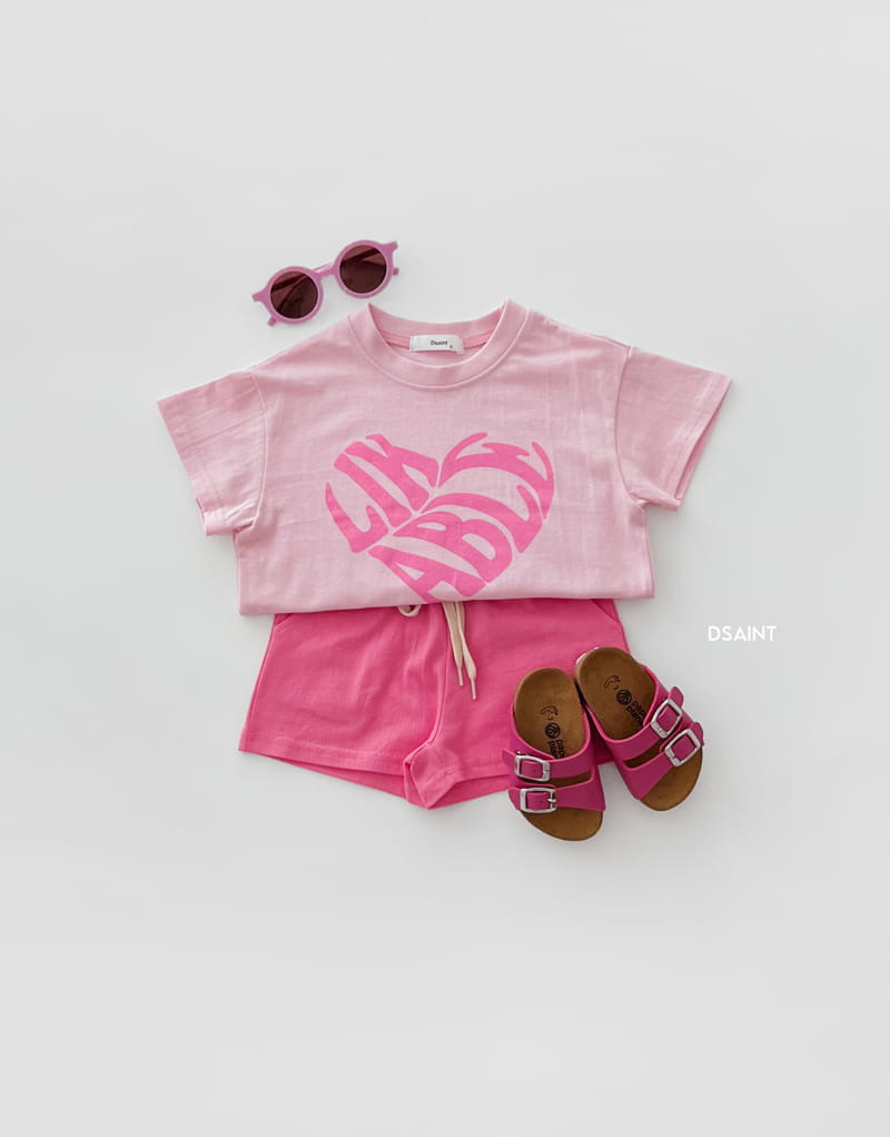 Dsaint - Korean Children Fashion - #kidzfashiontrend - Able Heart Tee - 3