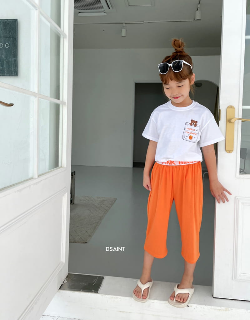 Dsaint - Korean Children Fashion - #littlefashionista - Color Cropped Pants - 12