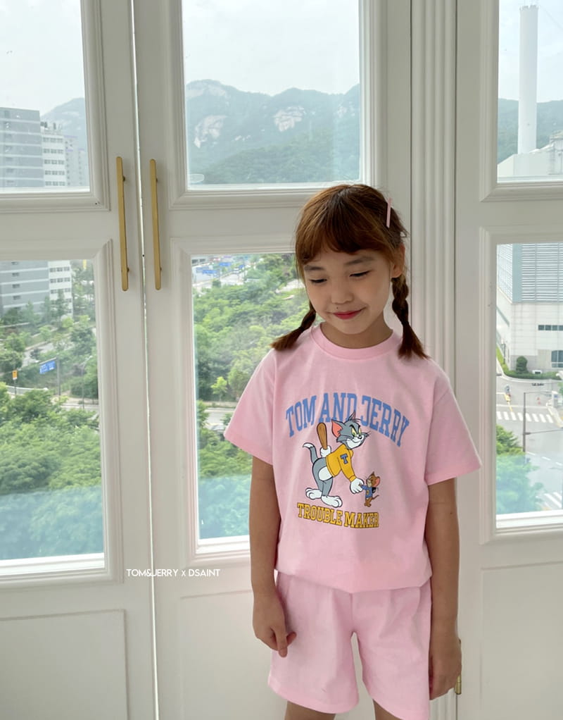 Dsaint - Korean Children Fashion - #magicofchildhood - Trouble Tom J Top Bottom Set - 5