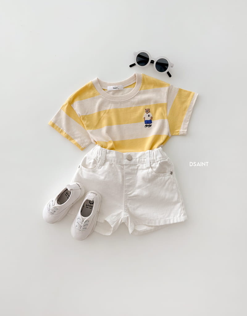 Dsaint - Korean Children Fashion - #magicofchildhood - Trendy Half Open Jeans Shorts - 7