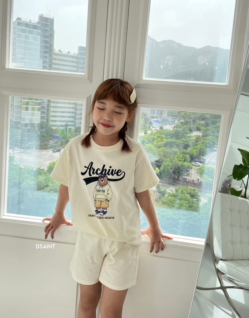 Dsaint - Korean Children Fashion - #minifashionista - Acave Top Bottom Set - 12