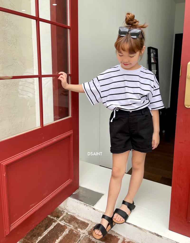 Dsaint - Korean Children Fashion - #minifashionista - Fit Crop Tee - 11