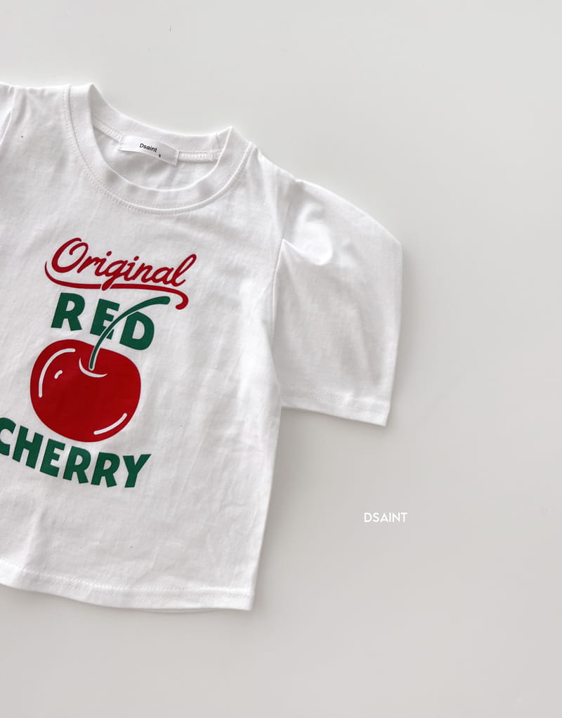 Dsaint - Korean Children Fashion - #prettylittlegirls - Cherry Puff Tee - 10