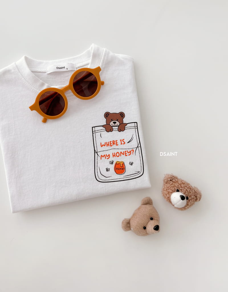 Dsaint - Korean Children Fashion - #prettylittlegirls - Honey Pocket Tee - 3