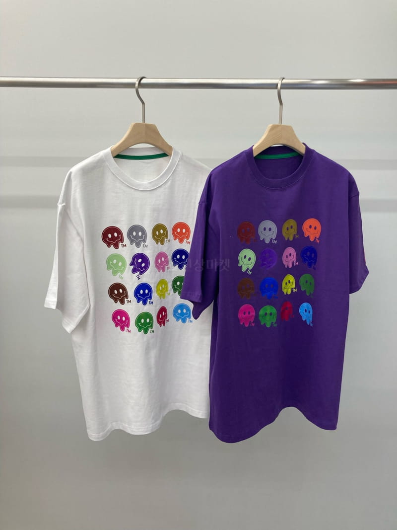 Edison Store - Korean Women Fashion - #momslook - Colorful Tee - 3