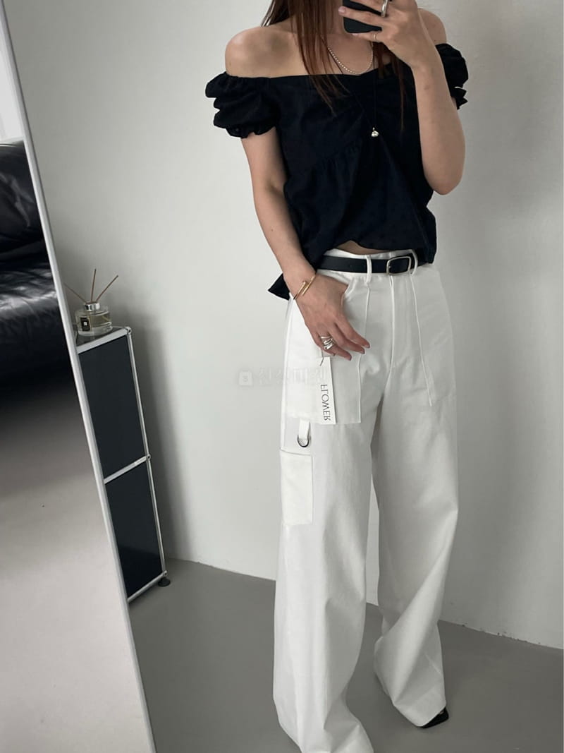 Flower - Korean Women Fashion - #momslook - Paper Pants