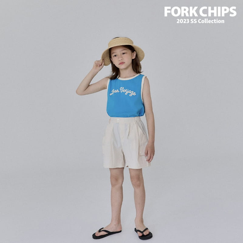 Fork Chips - Korean Children Fashion - #childofig - Trap Embrodiery Sleeveless - 9