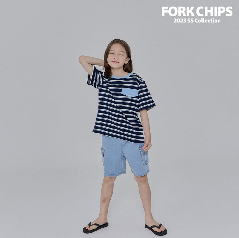 Fork Chips - Korean Children Fashion - #childofig - Peanut Pocket Tee - 8