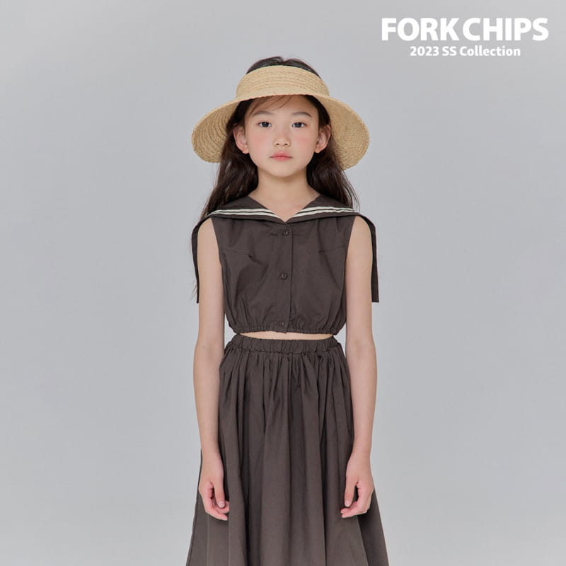 Fork Chips - Korean Children Fashion - #childofig - Garden Skirt - 5