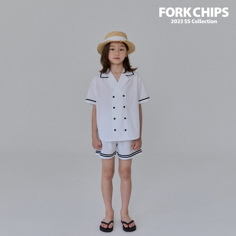 Fork Chips - Korean Children Fashion - #childofig - Garden Shorts - 3