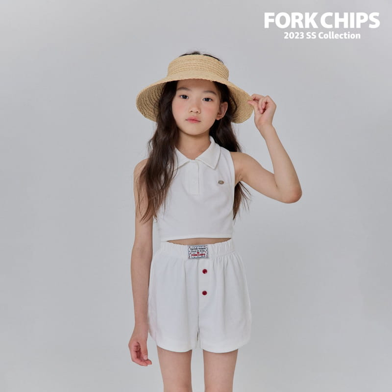 Fork Chips - Korean Children Fashion - #childofig - Kitch Wholter Collar Tee - 2