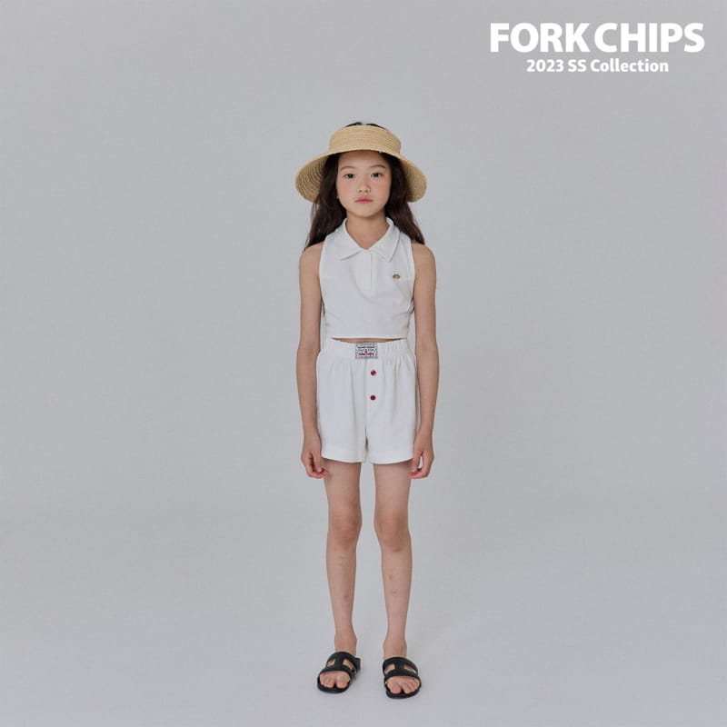 Fork Chips - Korean Children Fashion - #childofig - Kitch Wholter Collar Tee - 3