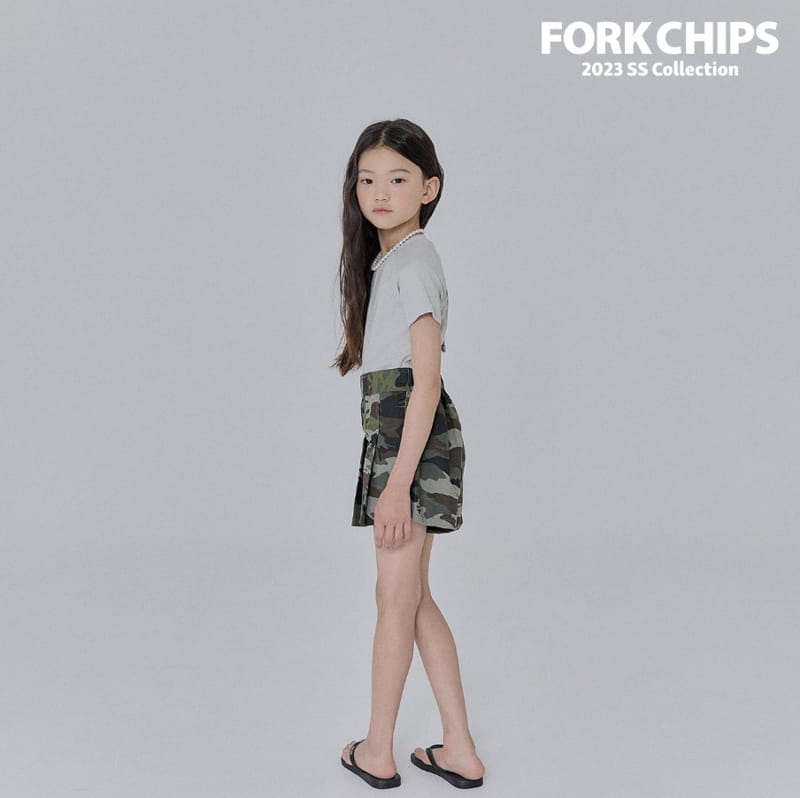 Fork Chips - Korean Children Fashion - #childofig - Sailt Tee - 11