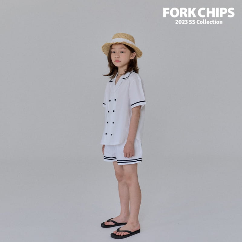 Fork Chips - Korean Children Fashion - #childrensboutique - Garden Shorts - 5