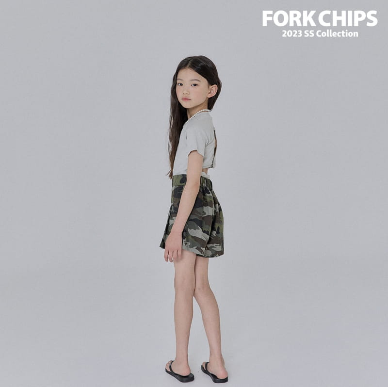 Fork Chips - Korean Children Fashion - #childrensboutique - Sailt Tee - 12