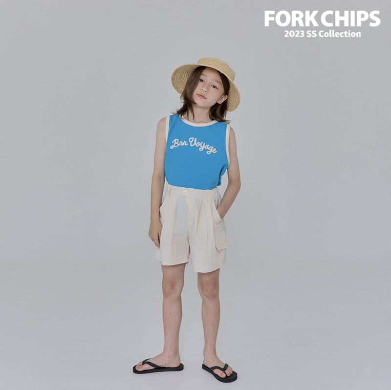 Fork Chips - Korean Children Fashion - #designkidswear - Trap Embrodiery Sleeveless - 11