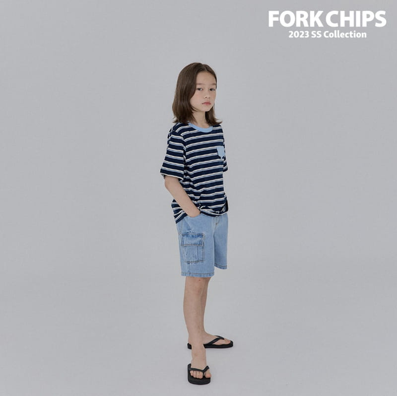 Fork Chips - Korean Children Fashion - #designkidswear - Peanut Pocket Tee - 10