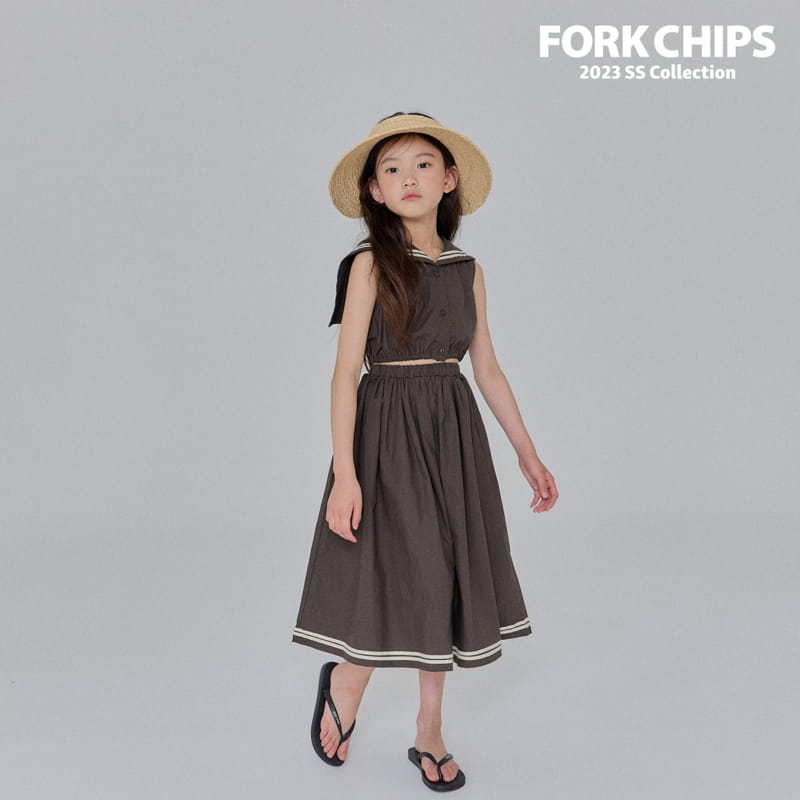 Fork Chips - Korean Children Fashion - #designkidswear - Garden Crop Blouse - 9