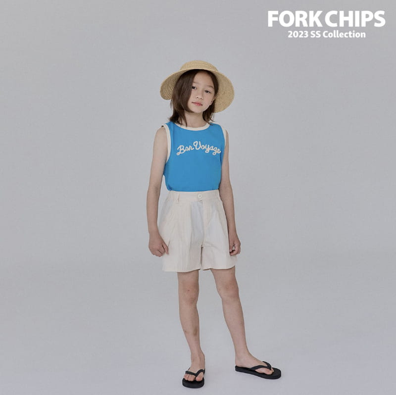 Fork Chips - Korean Children Fashion - #discoveringself - Trap Embrodiery Sleeveless - 12