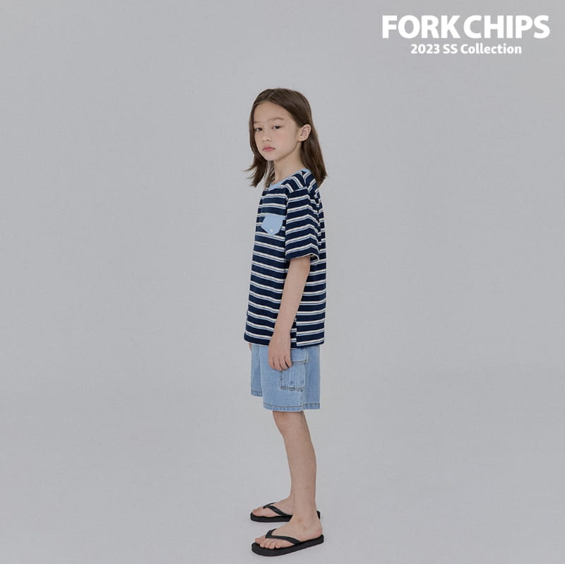 Fork Chips - Korean Children Fashion - #discoveringself - Peanut Pocket Tee - 11