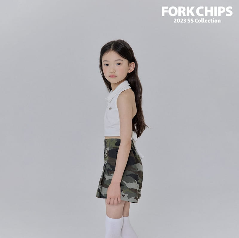 Fork Chips - Korean Children Fashion - #discoveringself - Libet Skirt - 8