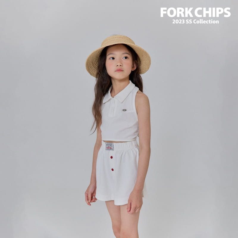 Fork Chips - Korean Children Fashion - #discoveringself - Kitch Wholter Collar Tee - 6