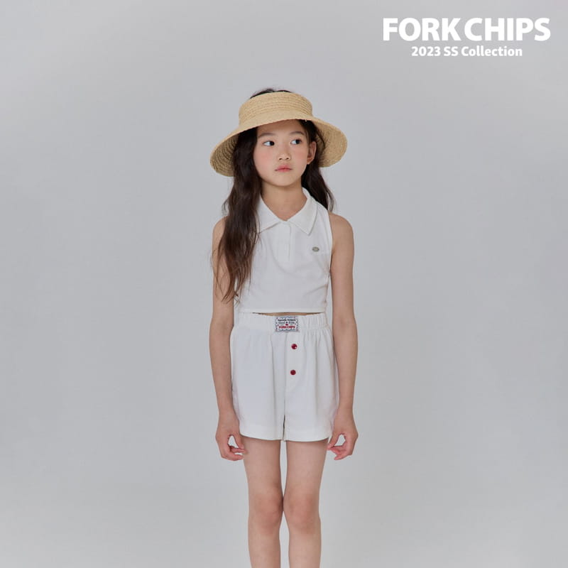 Fork Chips - Korean Children Fashion - #fashionkids - Kitch Wholter Collar Tee - 7