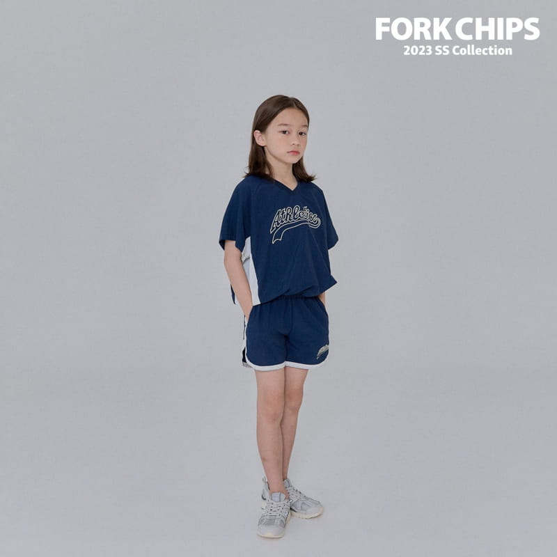 Fork Chips - Korean Children Fashion - #kidsshorts - Dunk Anorak Tee - 6