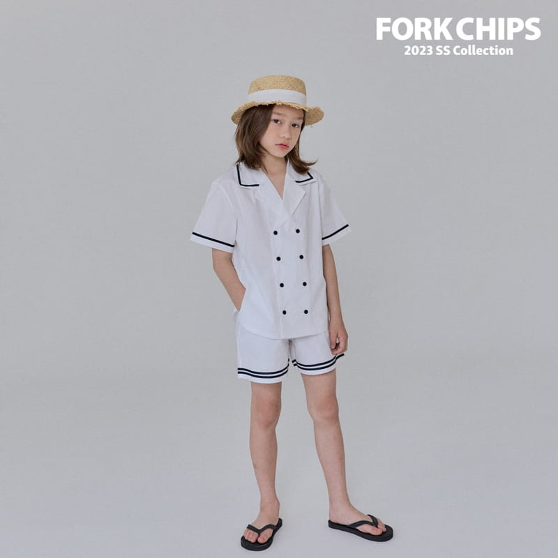 Fork Chips - Korean Children Fashion - #kidsstore - Garden Shorts - 10