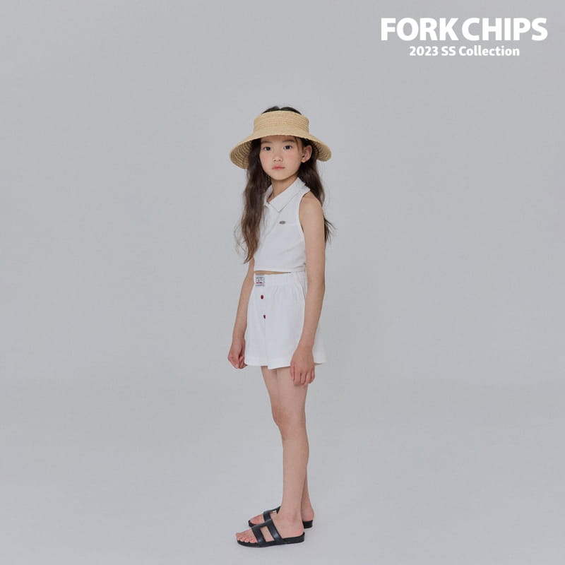 Fork Chips - Korean Children Fashion - #kidsstore - Kitch Wholter Collar Tee - 9