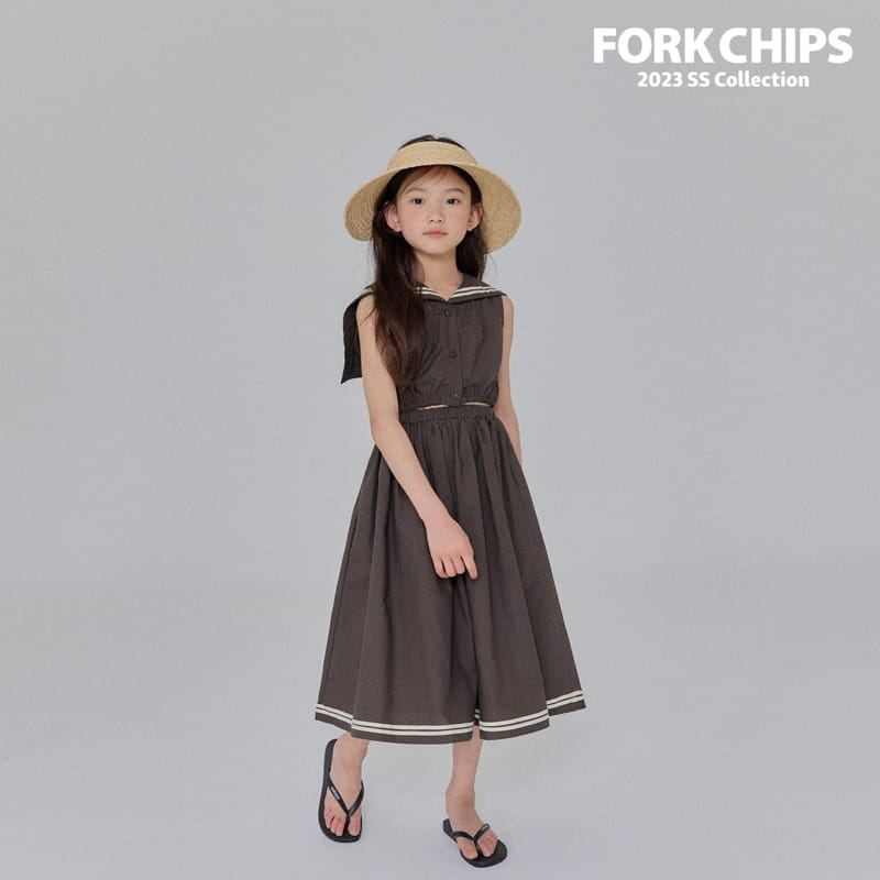 Fork Chips - Korean Children Fashion - #littlefashionista - Garden Crop Blouse - 2