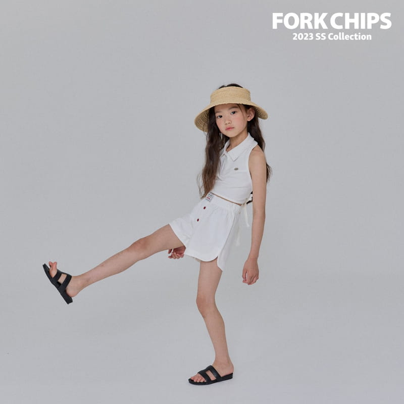 Fork Chips - Korean Children Fashion - #littlefashionista - Kitch Wholter Collar Tee - 12