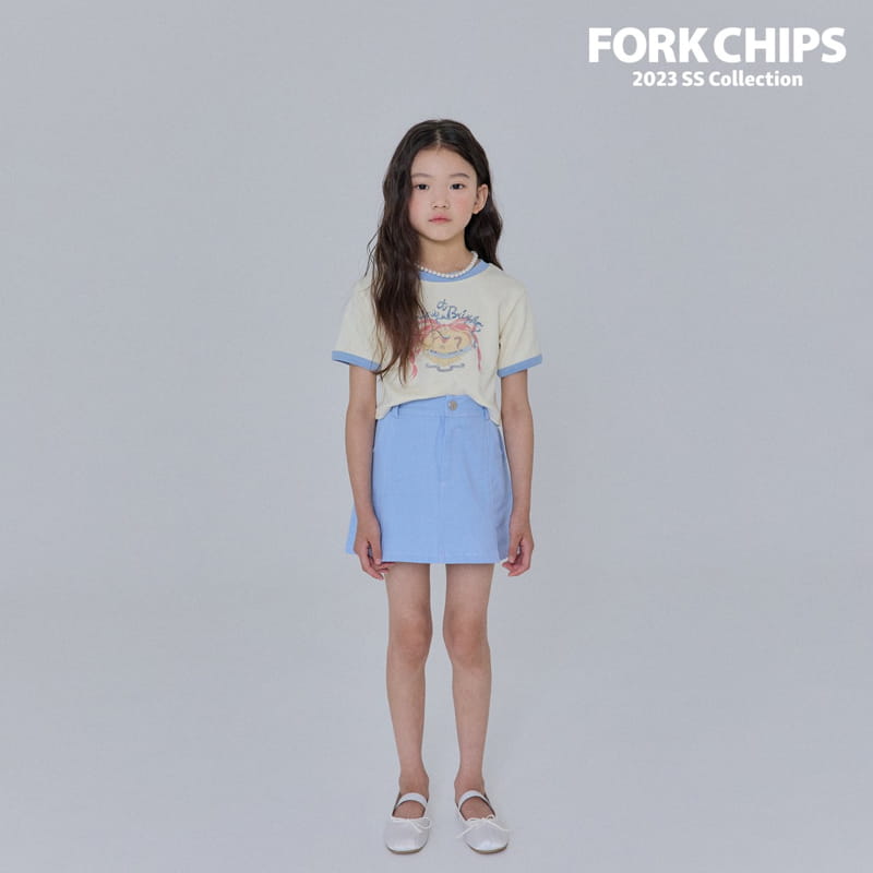 Fork Chips - Korean Children Fashion - #littlefashionista - Merry Crop Tee - 6