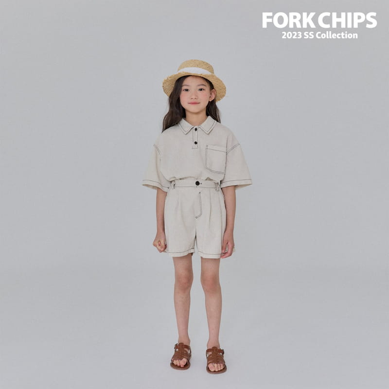 Fork Chips - Korean Children Fashion - #minifashionista - Oat Slit Shirt - 10