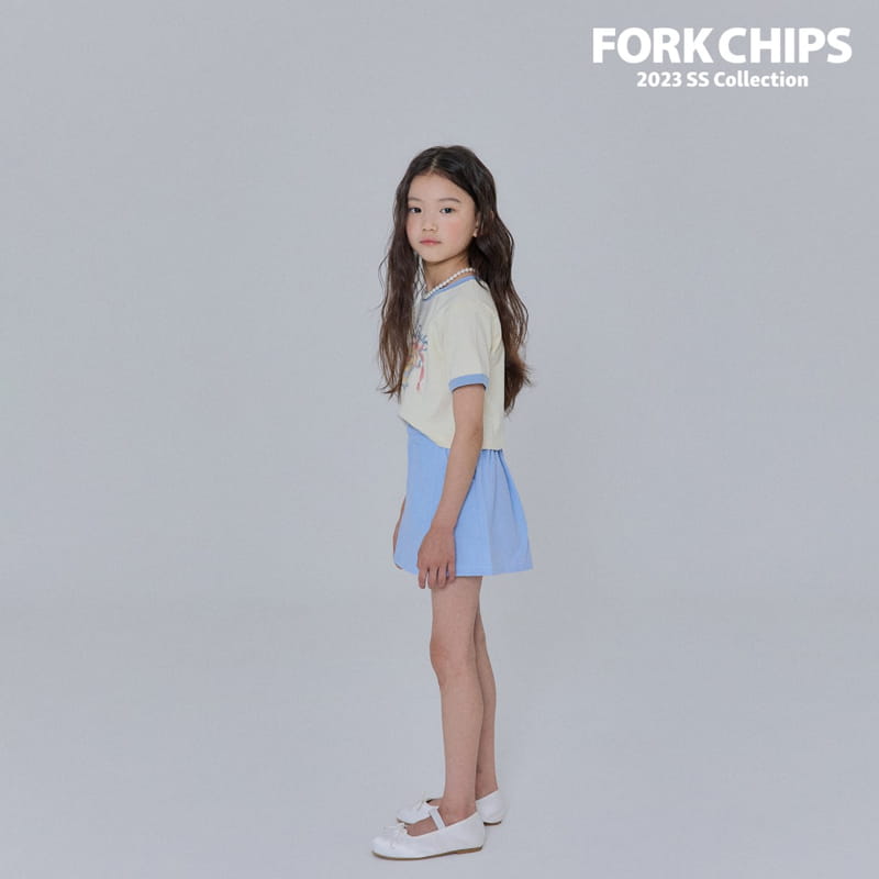 Fork Chips - Korean Children Fashion - #minifashionista - Merry Crop Tee - 8