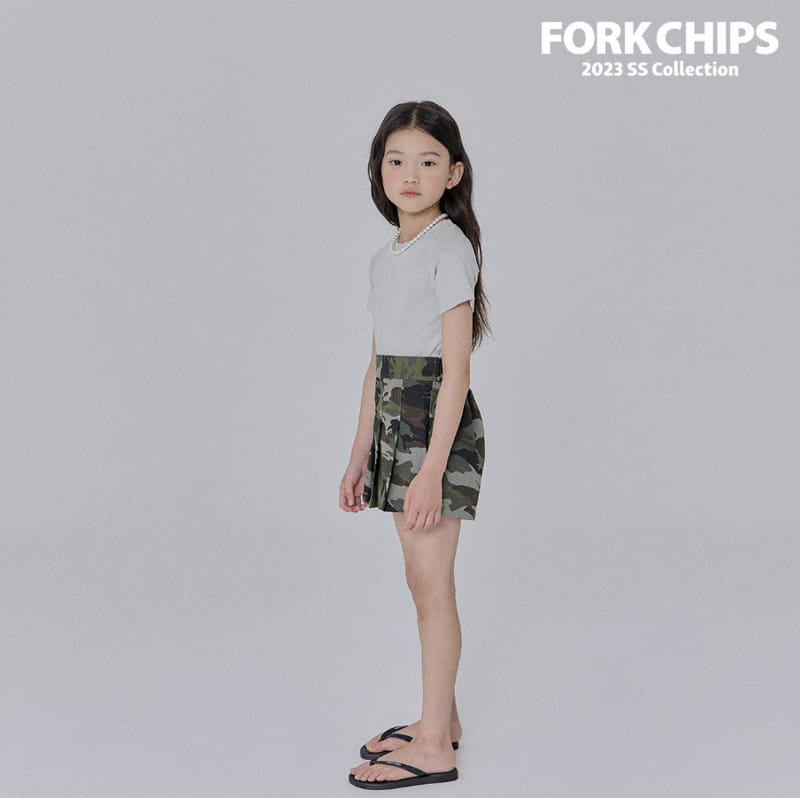 Fork Chips - Korean Children Fashion - #minifashionista - Sailt Tee - 6