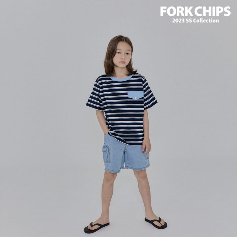 Fork Chips - Korean Children Fashion - #minifashionista - Peanut Pocket Tee - 4