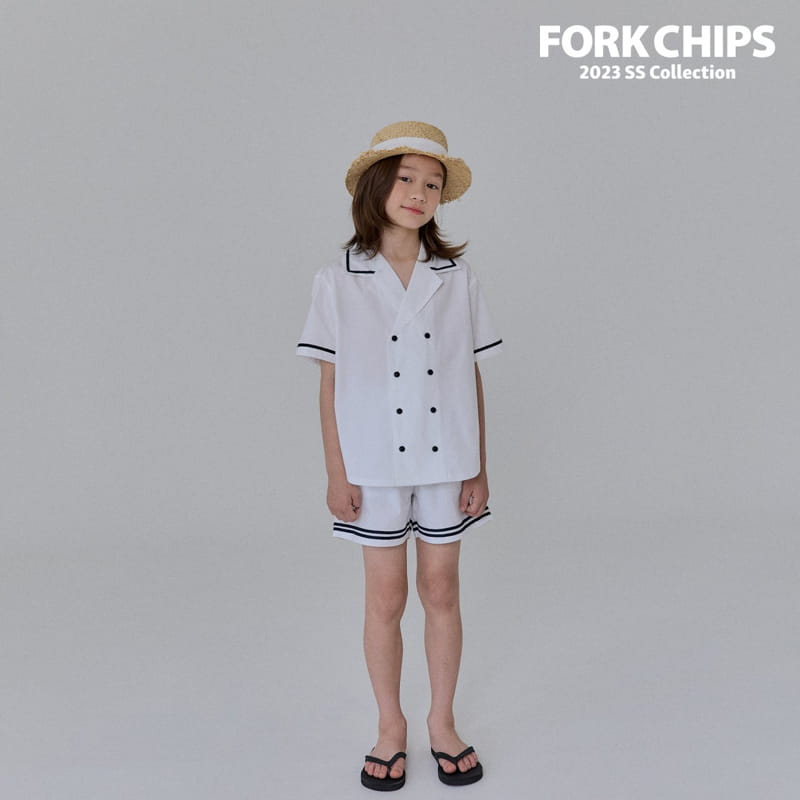 Fork Chips - Korean Children Fashion - #prettylittlegirls - Garden Shorts - 2