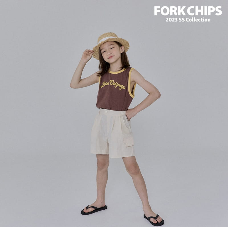 Fork Chips - Korean Children Fashion - #todddlerfashion - Glem Cargo Shorts - 3