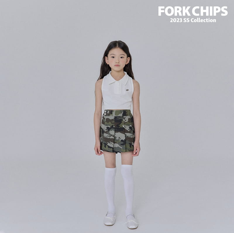 Fork Chips - Korean Children Fashion - #todddlerfashion - Libet Skirt - 2