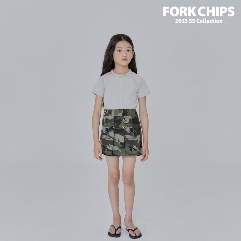 Fork Chips - Korean Children Fashion - #todddlerfashion - Sailt Tee - 8