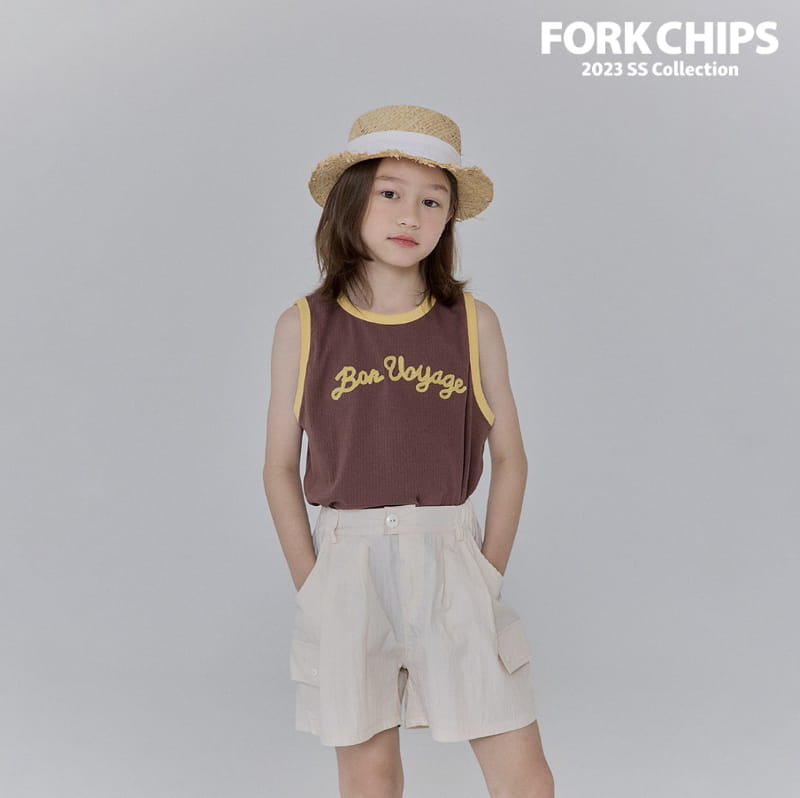 Fork Chips - Korean Children Fashion - #todddlerfashion - Glem Cargo Shorts - 4