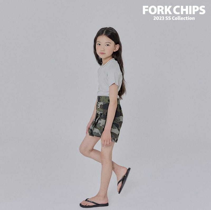 Fork Chips - Korean Children Fashion - #toddlerclothing - Sailt Tee - 9