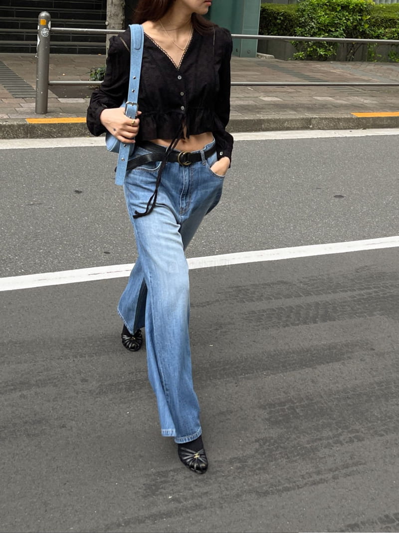 Fric - Korean Women Fashion - #momslook - Linen Jeans - 4