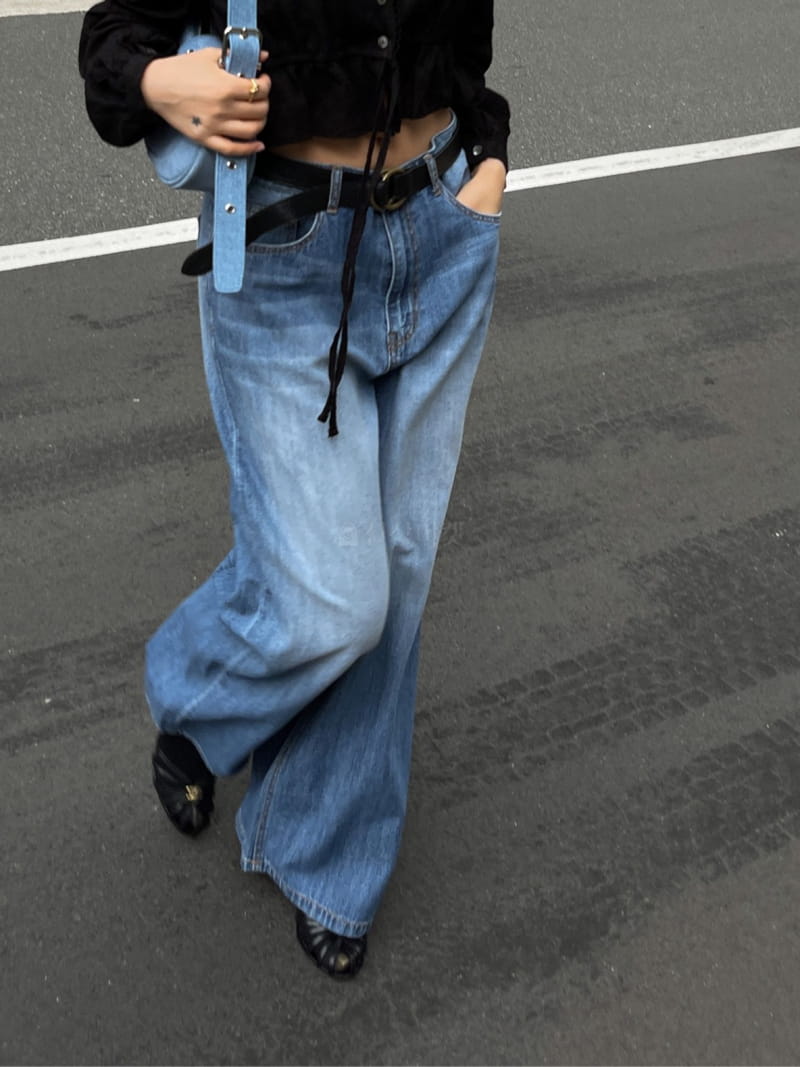 Fric - Korean Women Fashion - #womensfashion - Linen Jeans - 6