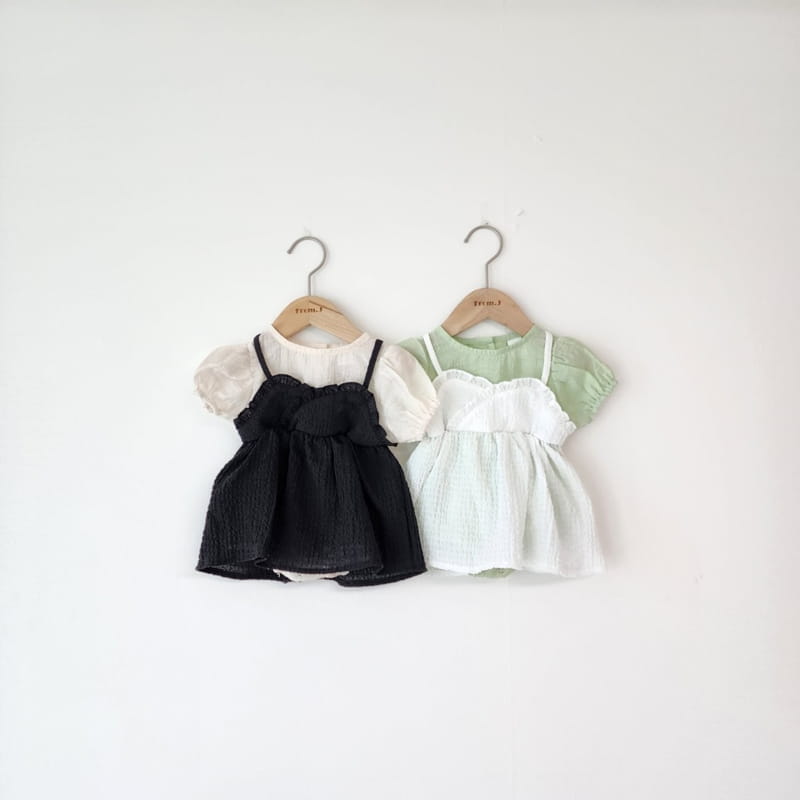 From J - Korean Baby Fashion - #babyboutiqueclothing - Chacha One-piece Bodysuit - 8