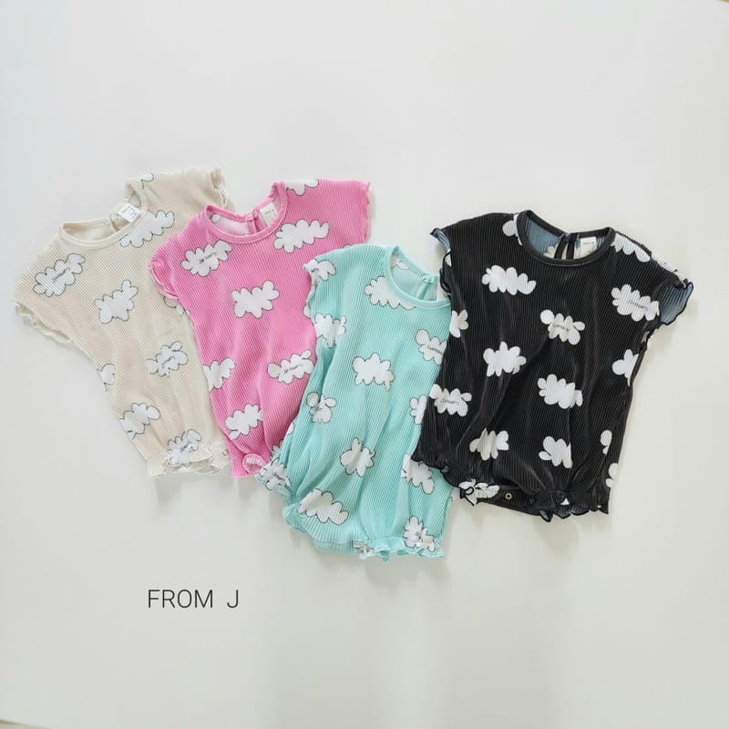 From J - Korean Baby Fashion - #babyboutiqueclothing - Cloud Pleats Bodysuit - 11