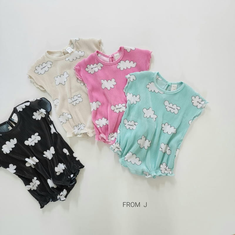 From J - Korean Baby Fashion - #babyclothing - Cloud Pleats Bodysuit - 12