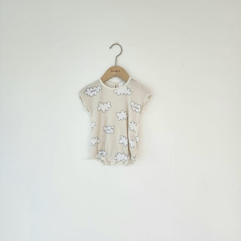 From J - Korean Baby Fashion - #babylifestyle - Cloud Pleats Bodysuit