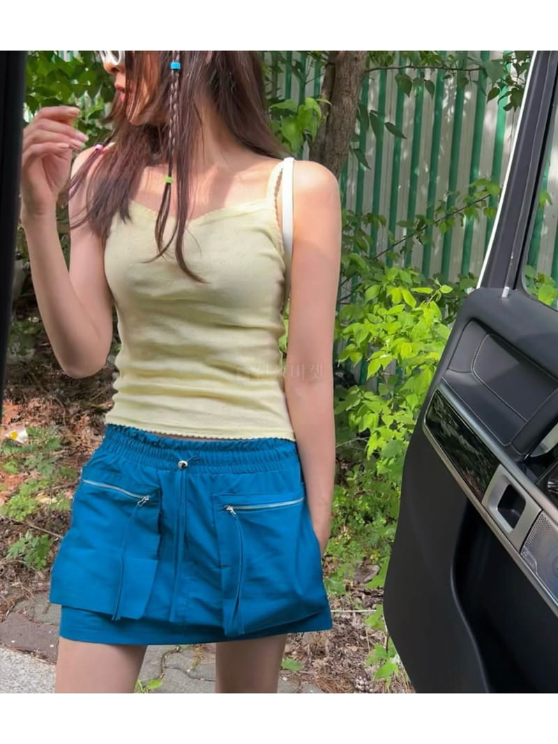 Garden Women - Korean Women Fashion - #womensfashion - Cargo SKirt - 5